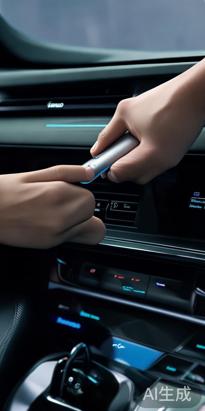 C7娱乐系统升级全流程详细方案及操作指南 3. 连接设备并进入升级界面
将U盘插入车辆指定